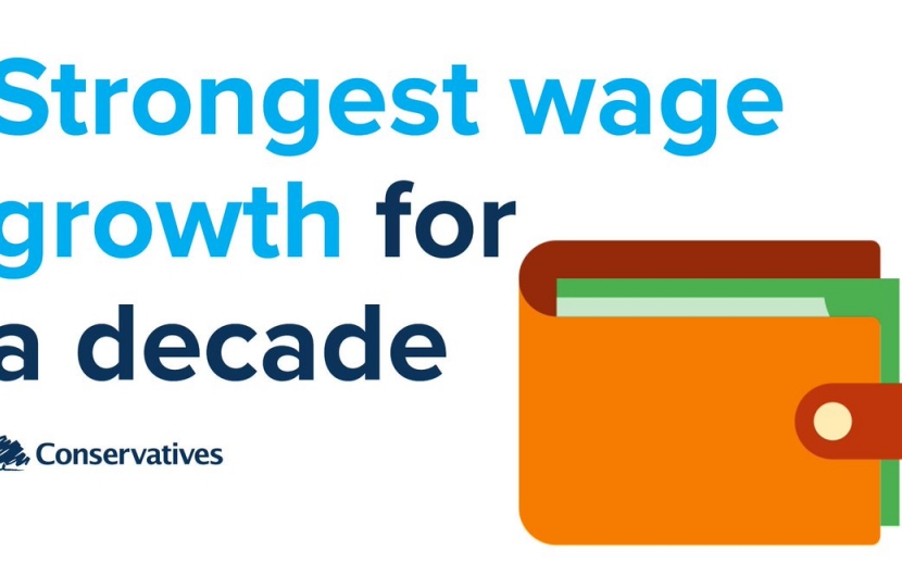 Wages growing