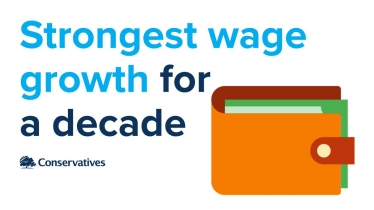 Wages growing